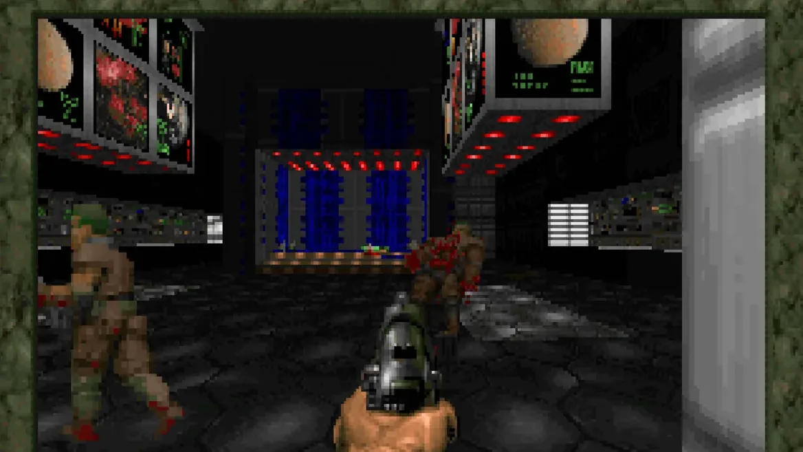 DOOM (homebrew port) key art